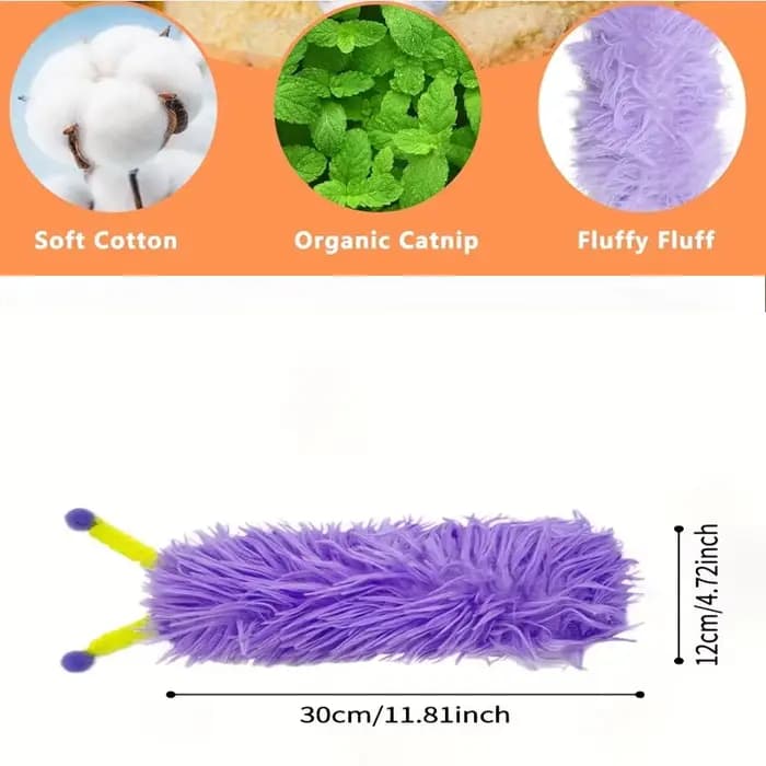 Oreillers pour chat doux et durables, jouets en peluche pour chat, oreiller à bande pour animaux de compagnie, jouets de morsure à mâcher, jouet interactif auto-jeu pour chat