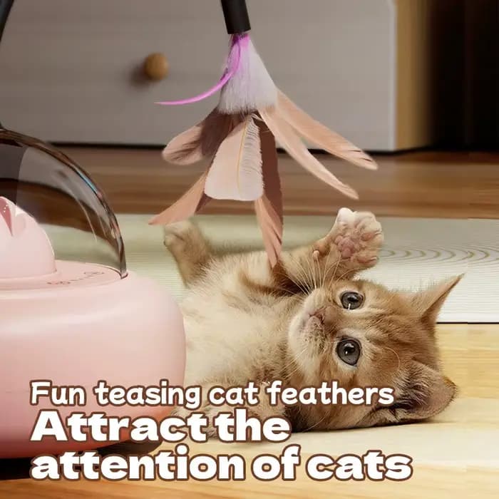 Jouet interactif automatique pour chat UFO 3-en-1