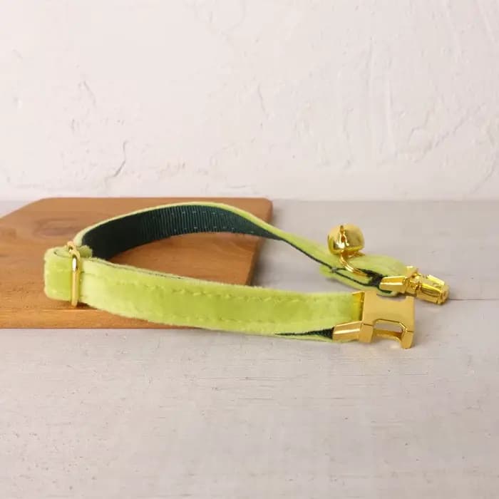 Collier de chat en velours personnalisé