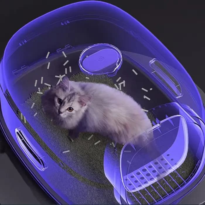 Bac à litière pour chat