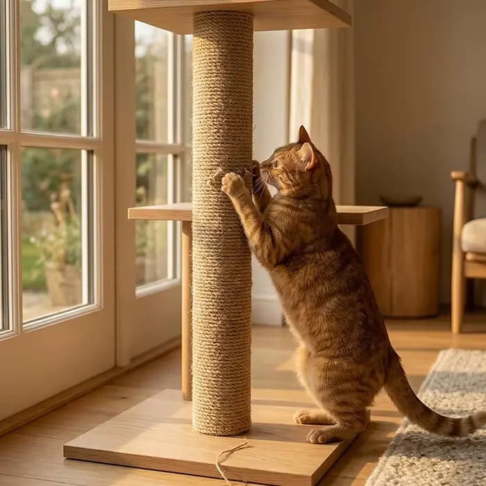 Accessoires de remplacement DIY pour poteau à gratter en sisal