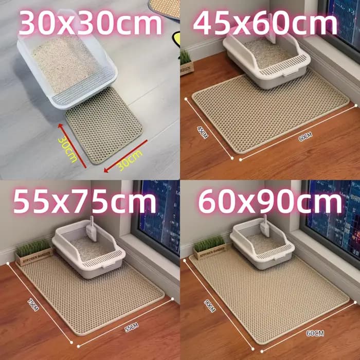 Tapis de litière pour chat