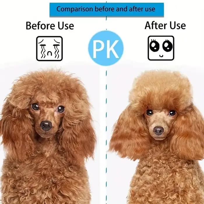 Peigne autonettoyant pour enlever les poils d'animaux