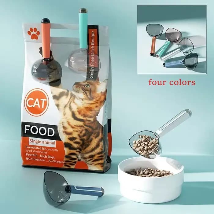 Cuillère doseuse pour aliments pour animaux de compagnie