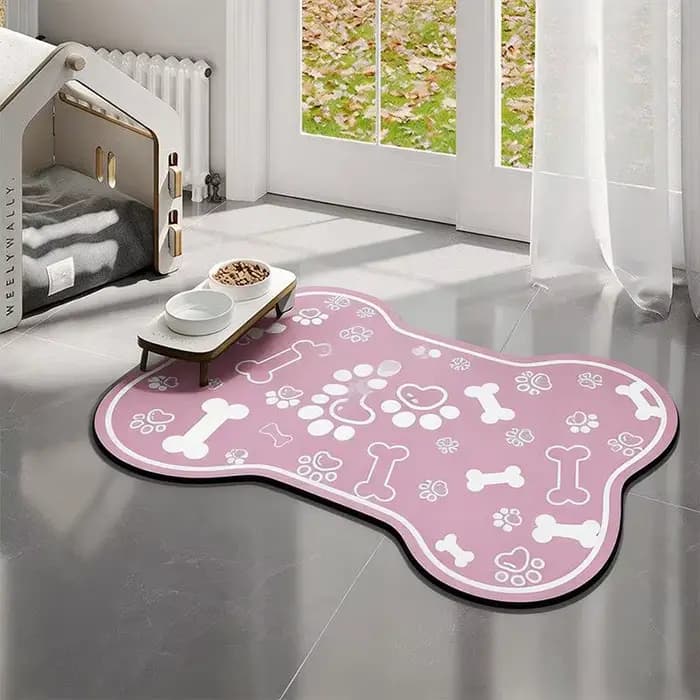 Tapis absorbant en terre de diatomée pour animaux de compagnie