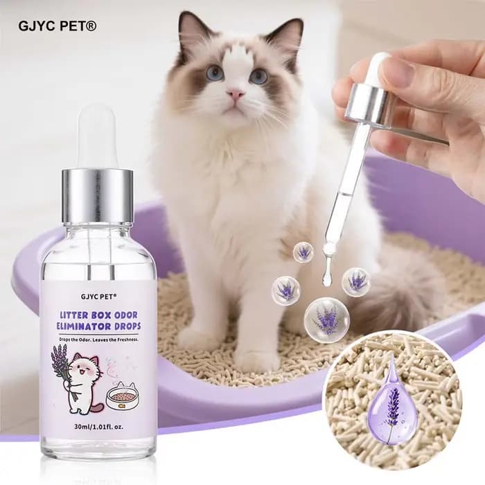 Désodorisant pour litière pour chat
