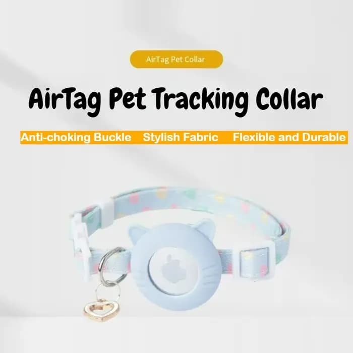 Collier de chat AirTag réglable
