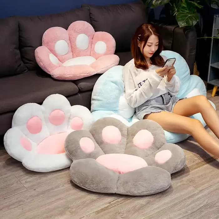 Coussin de chaise en forme de patte de chat