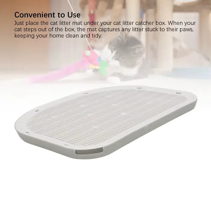 Tapis de litière pour chat