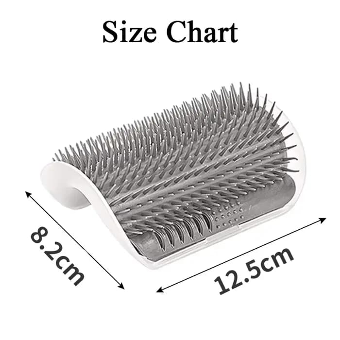 Brosse de coin massante et griffoir pour chat