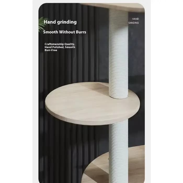 Arbre à chat de style tapis roulant de luxe léger