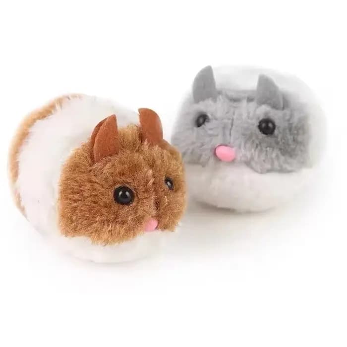 Jouet de souris en peluche coule pour animal de compagnie