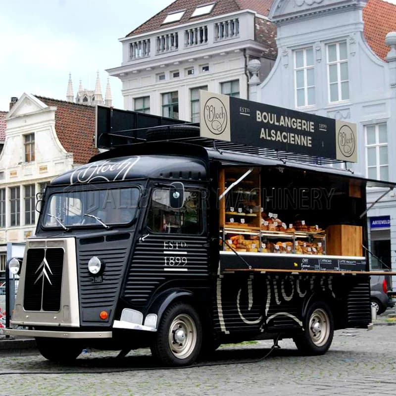 AllInfter-Remorque de restauration rapide à prix bon marché, remorque de café, camion de nourriture mobile électrique américain à vendre