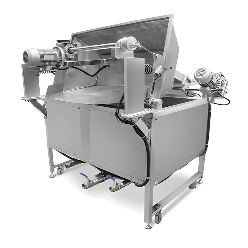 Friteuse haute performance pour la restauration rapide, personnalisée avec technologie d'économie d'énergie et filtration automatique de l'huile, prolonge la durée de vie de l'huile