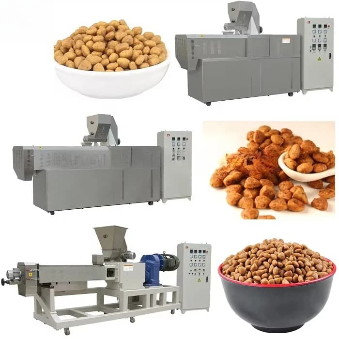 FOODLINE Pet Plaza Machine à croquettes pour animaux de compagnie avec grand trémie de stockage de matières premières et équipement à commande par écran tactile
