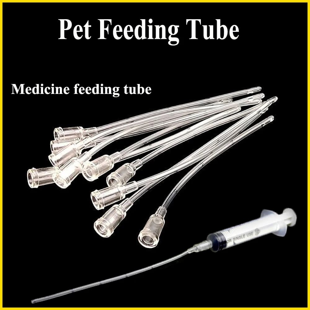 Mangeoire pour animaux de compagnie, petit Animal, Rat, chat, chien, Pigeon, perroquet, poussin, Tube d'aiguille d'alimentation, tuyau d'injection liquide, fournitures en plastique