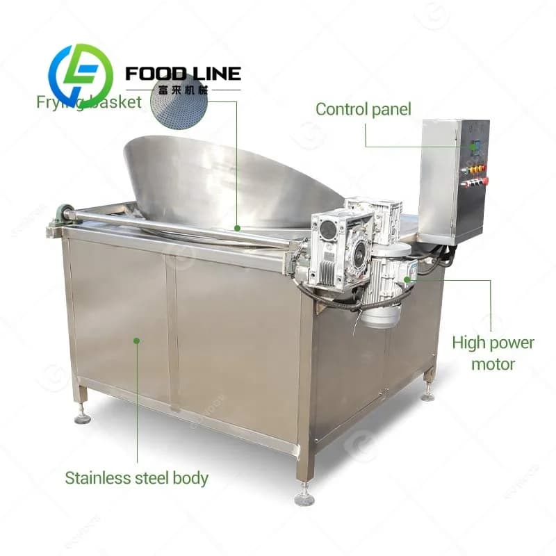 Friteuse commerciale automatique De poulet, petit filtre, puce De banane, Freidora Pollo De a, Machine industrielle De gaz