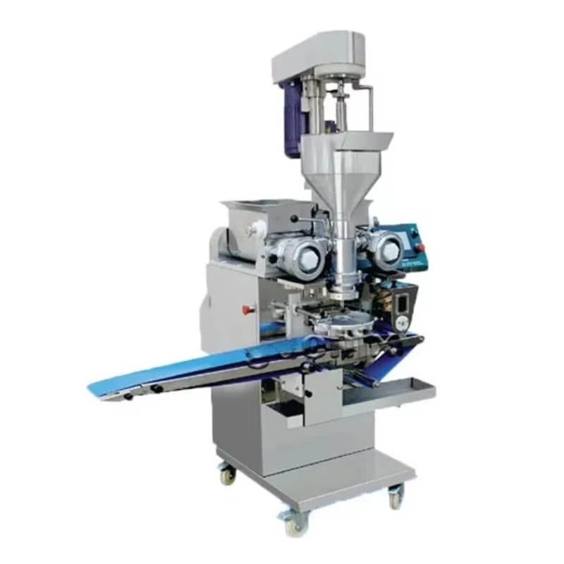 Nouvelle machine à encruster et à remplir les croquettes, équipement automatique de formage et de façonnage de pâte, système de production alimentaire haute efficacité