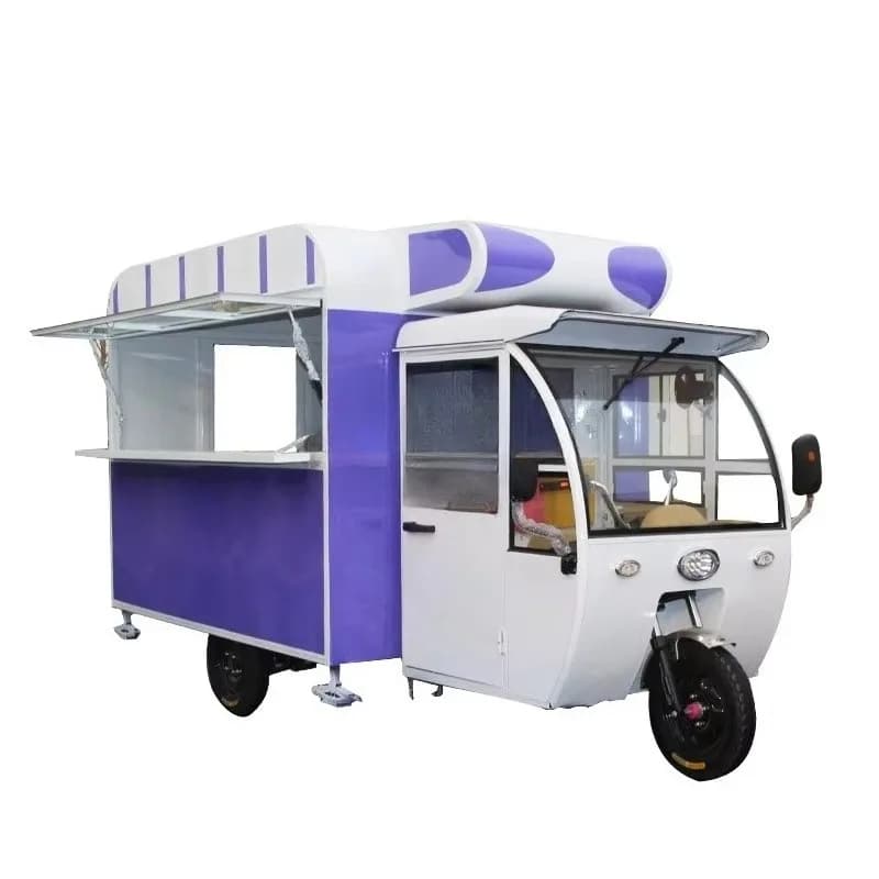 Chariot de nourriture Mobile de Fruits sur mesure bon marché, Tricycle à moteur Tuktuk à 3 roues, conception chinoise personnalisée en Europe