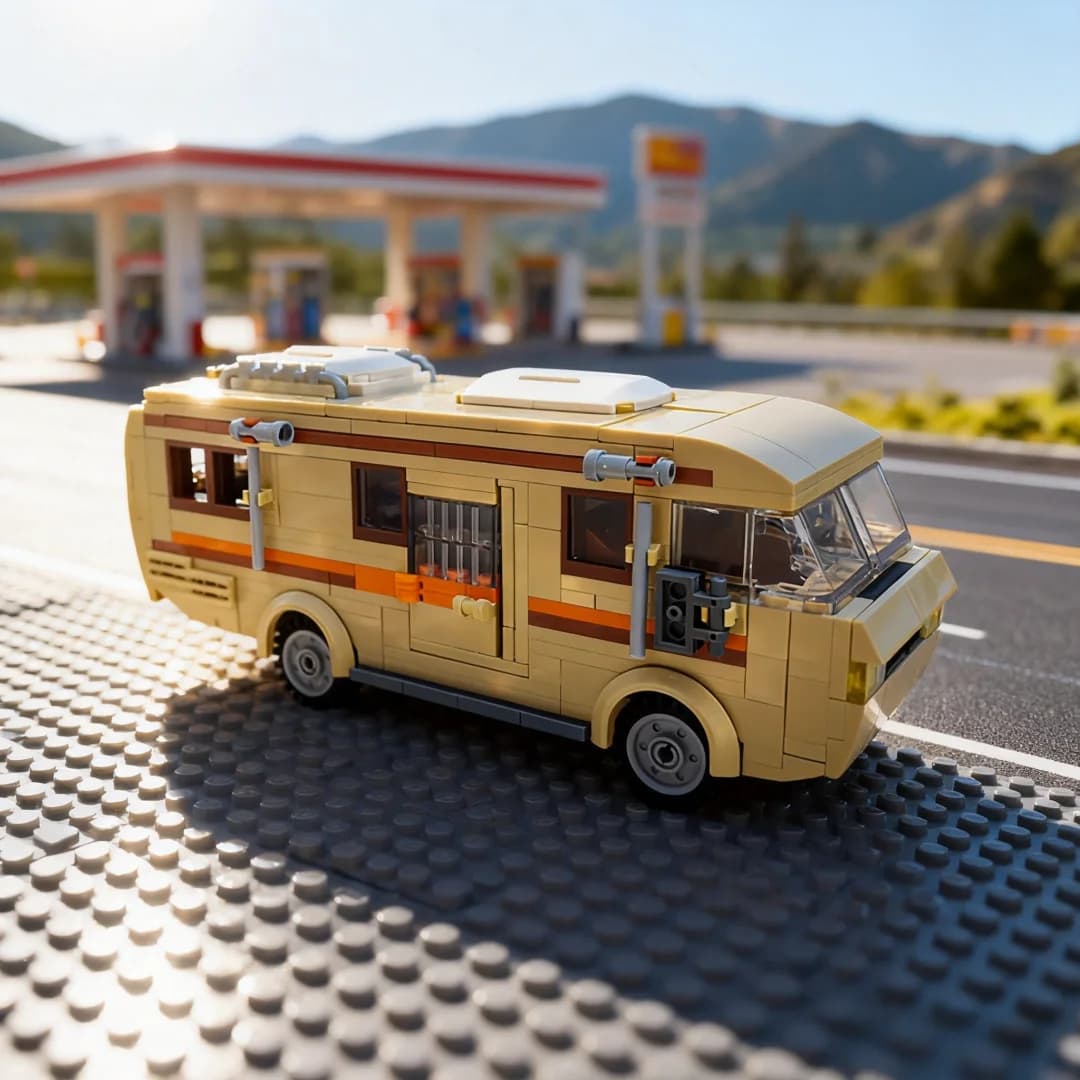 Blocs de construction de véhicules (bus, voitures) préférés des garçons - Jouet éducatif DIY, Cadeau de vacances pour adolescents, Décoration de bureau, Ornement de maison, Cadeau de fête