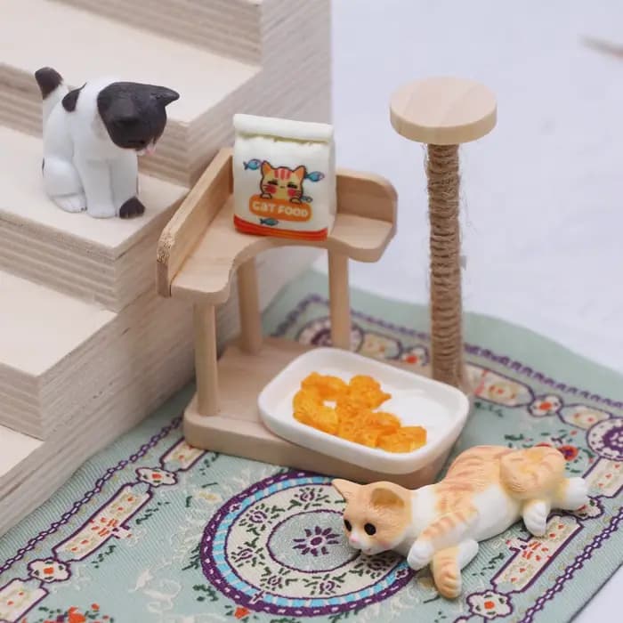 Cadre d'escalade l'inventaire en bois pour chat