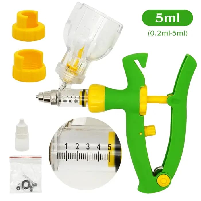 Seringue continue automatique vétérinaire de 2/5ml