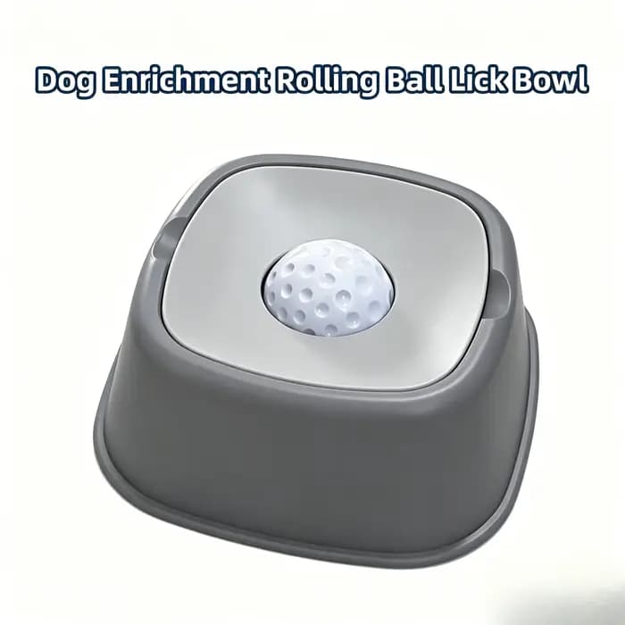 Gamelle à bille roulante anti-gonflement et antidérapante pour chiens et chats de petite et moyenne taille