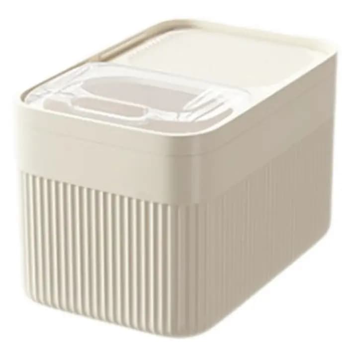 Conteneur de rangement d'aliments pour chiens 5/10 / 15L grande capacité transparente Boîte de nourriture pour animaux