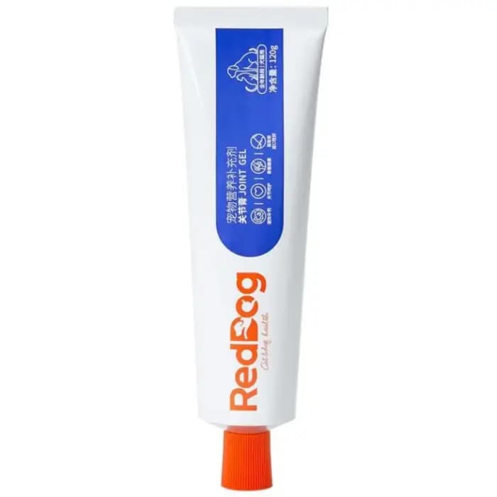 RedDog Joint GEL 120g Suppléments de calcium pour animaux de compagnie Renforcement osseux Calcium nutritionnel en GEL Renforce la physionomie des chats et des chiens