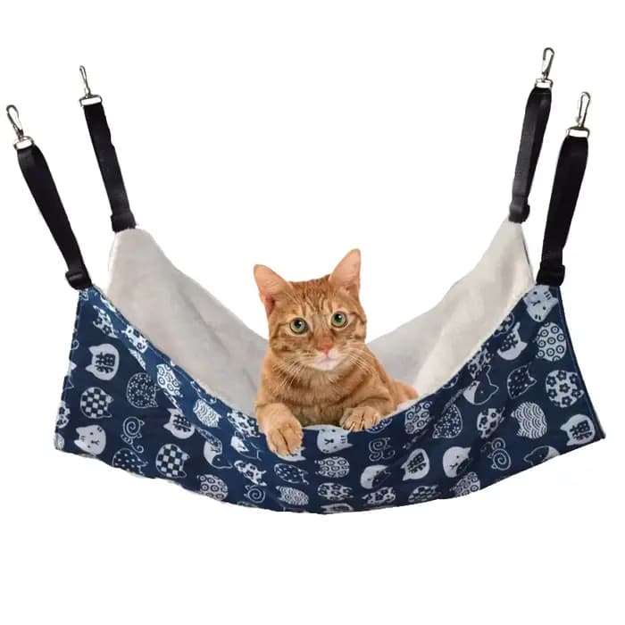 Hamac en toile pour chat, lits pour animaux de compagnie, chiens, lit suspendu Double face, balançoi