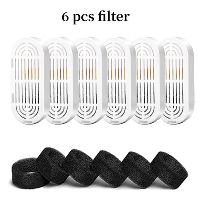 Filtre à charbon actif de remplacement pour fontaine à boire pour chien et chat