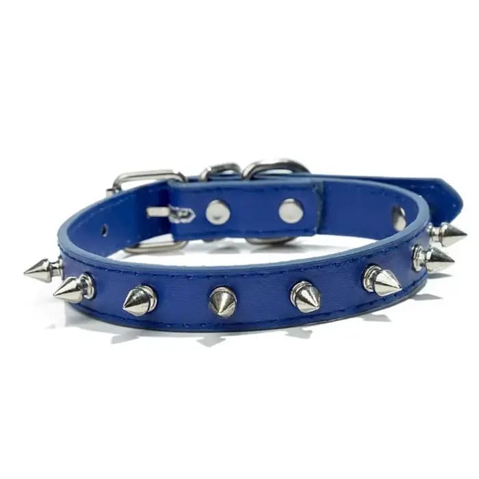 Collier en cuir confortable pour chien et chat