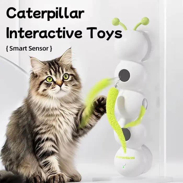 Jouet interactif pour chat Caterpillar