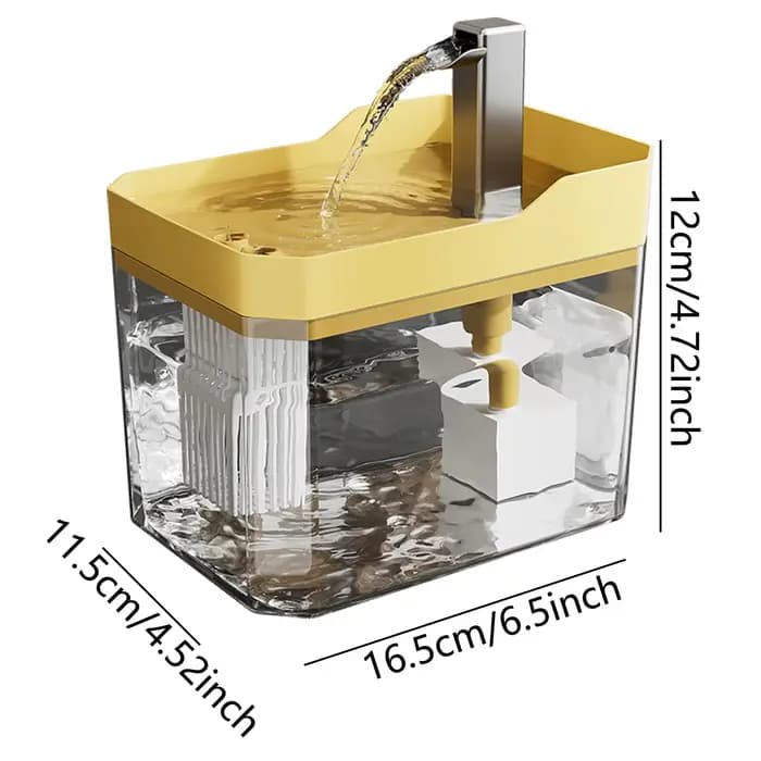 Fontaine à eau pour chat avec filtre automatique