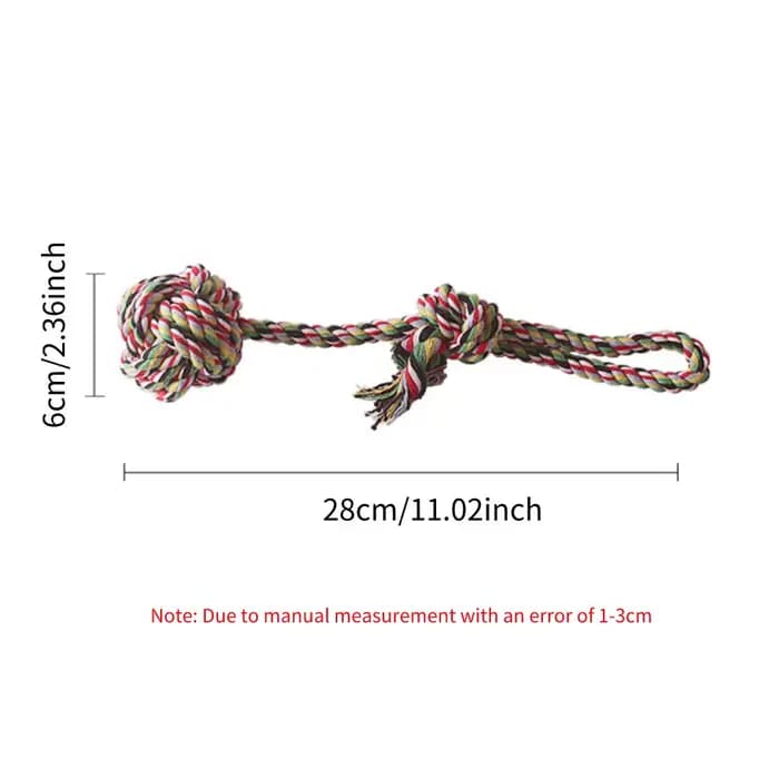 Jouet à mâcher en corde à nœud pour animaux de compagnie, 1 pièce, jouet Durable pour chiens et chat