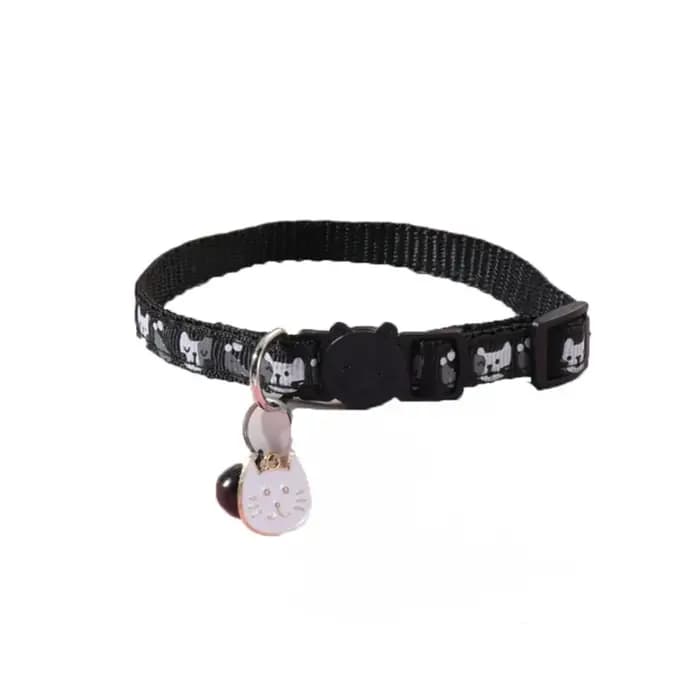 Collier réglable pour chat avec boucle de sécurité