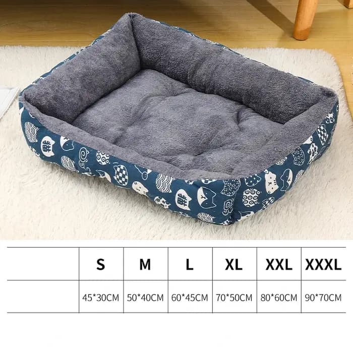Tapis de lit d'hiver pour animaux de compagnie