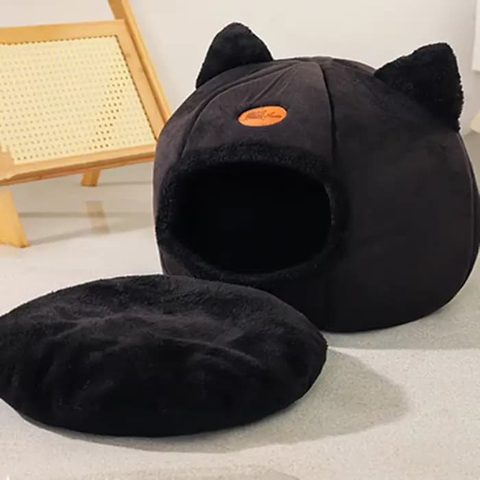Nouveau confort de sommeil profond en hiver lit de chat tapis de glace panier petit chien maison produits animaux tente confortable grotte nid intérieur Cama Gato