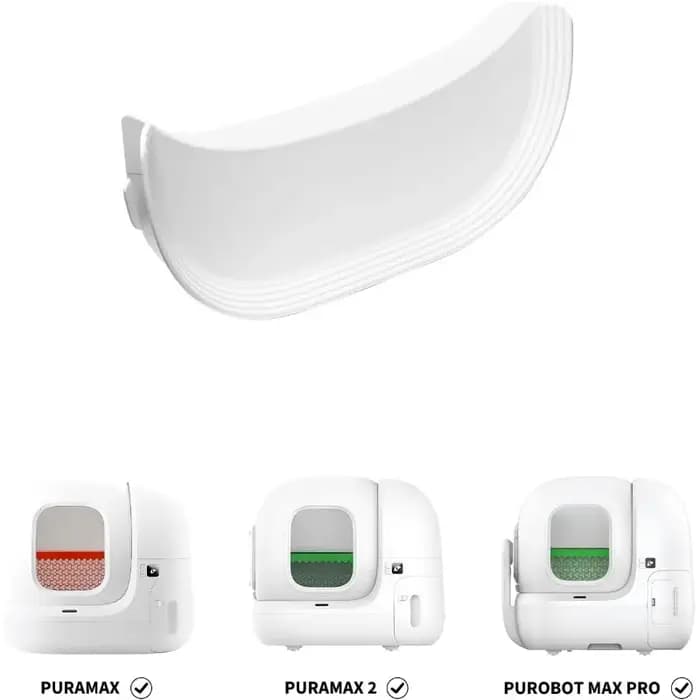 Clôture d'entrée surélevée PETKIT pour litière autonettoyante PuraMax, anti-fuite d'urine et déflecteur de litière pour Pura Max