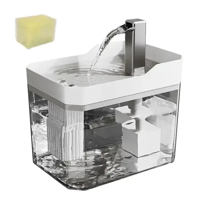 Fontaine à eau pour chat avec filtre automatique