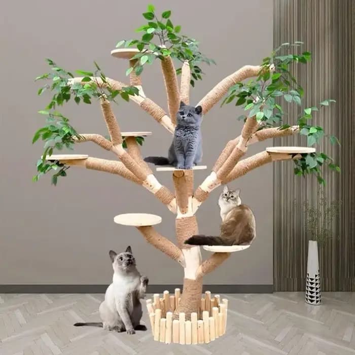 Arbre de simulation d'intérieur pour chat