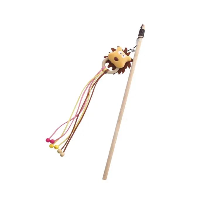 Jouet interactif en bois pour chat