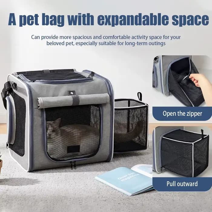 Sac de transport pour vélo et moto, adapté au transport de chats et de chiens, sac à dos portable pour animaux de compagnie pour usage extérieur