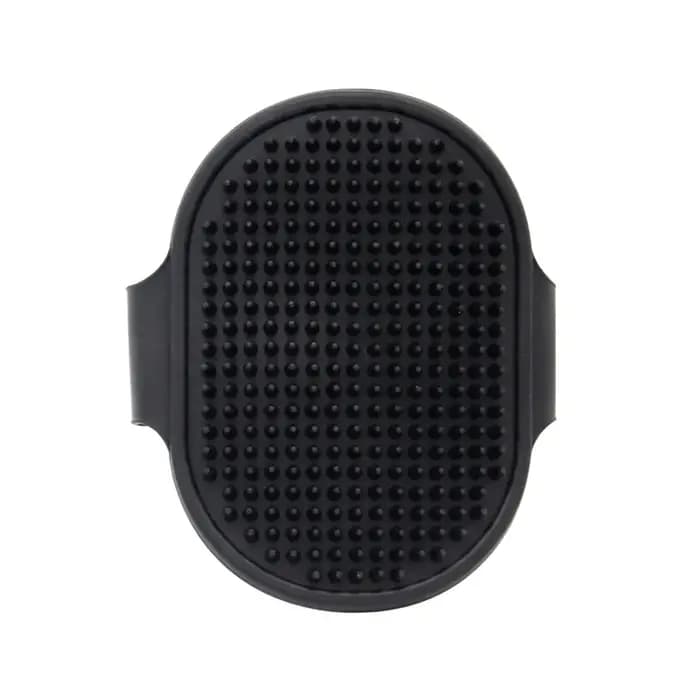 Brosse de bain en caoutchouc souple pour chien et chat
