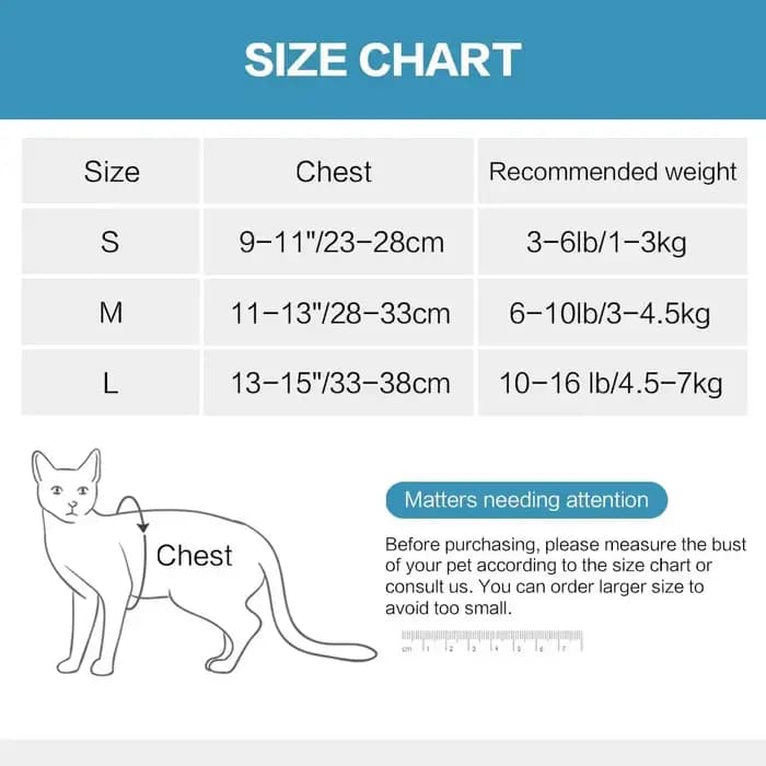Harnais réglable anti-évasion pour chaton, léger, respirant et doux, gilet de sécurité pour animaux