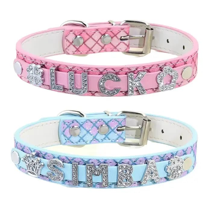 Colliers pour chiots en strass scintillants, personnalisés pour petits chiens, Chihuahua, collier po
