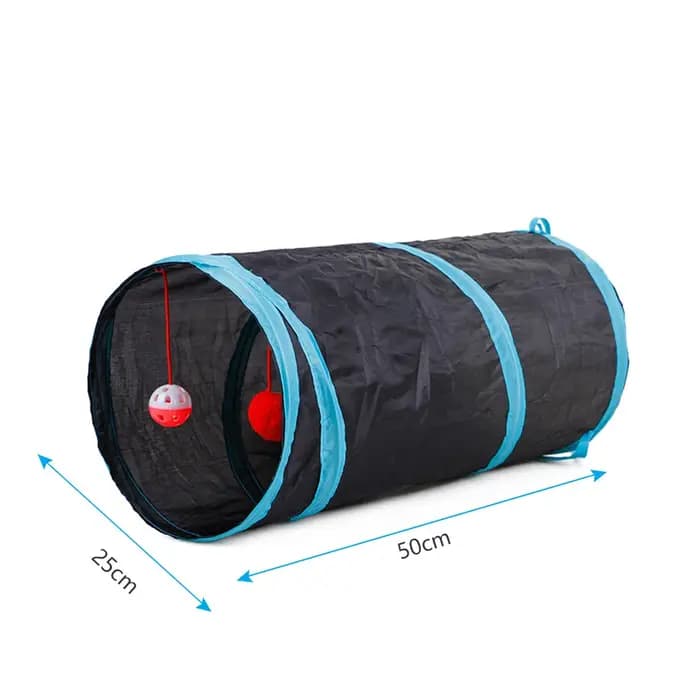 Tube tunnel pour chat, jouets pliables pour chaton drôle, formation interactive pour chat, jeux d'an