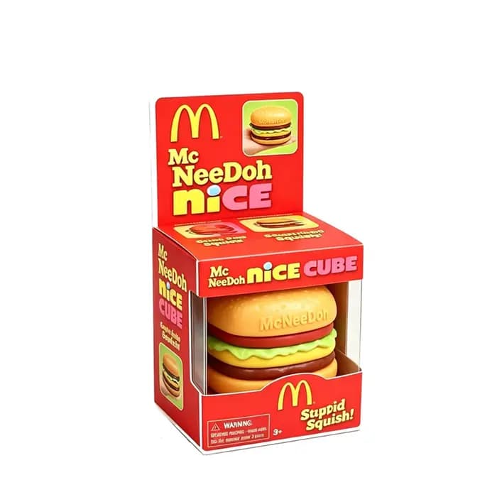 Jouet Squishy Burger en collaboration Mc×NeeDoh