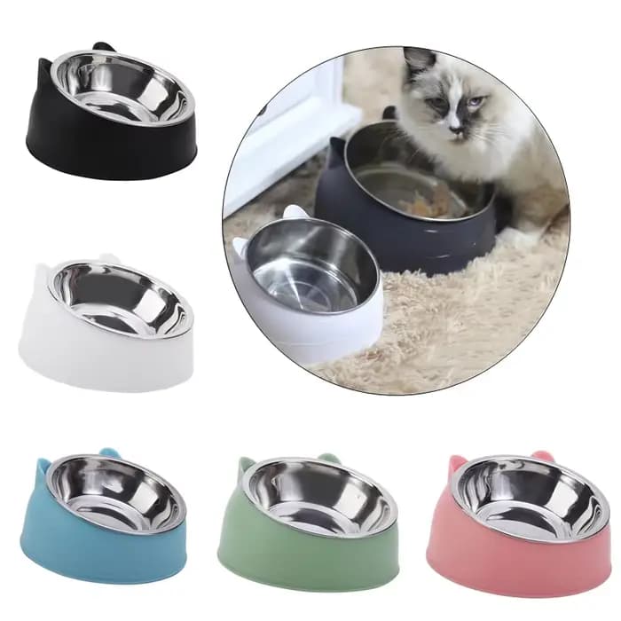 Bols surélevés de 100ml pour chats et chiens, 15 bols pour animaux de compagnie, base coordonnante p