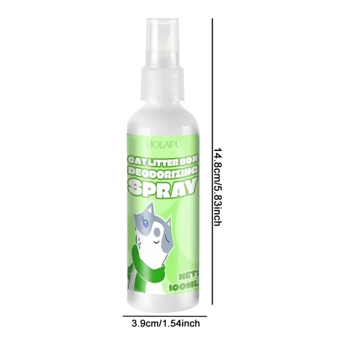 Spray désodorisant pour litière pour chat - Désodorisant multi-usages